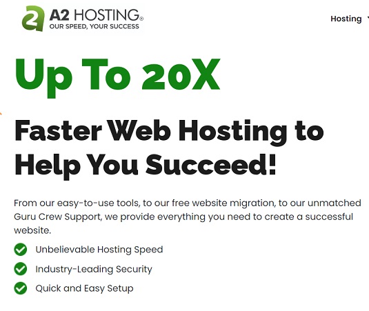 A2Hosting.com Rabatkoder