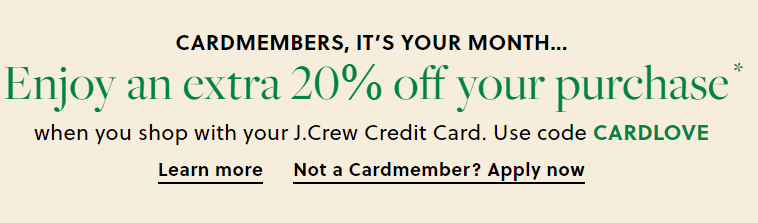 JCrew Rabatkoder