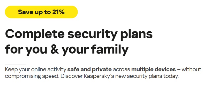 Código promocional Kaspersky